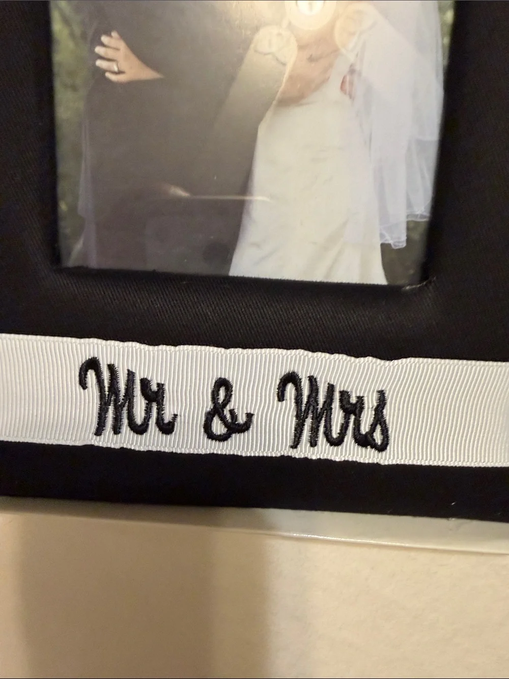 IKEA Black Photo Frame with White 